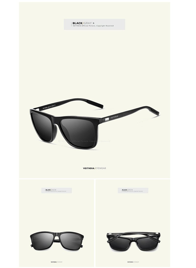 Veithdia - Original VEITHDIA Sunglasses for males and females Polarized UV400 protection With Full Set Sun Protection Category 3 Suitable for driving car Light Weight For men and women - Image 1