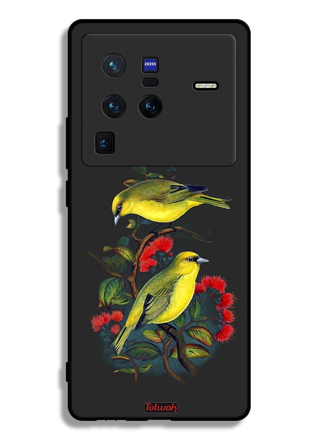 Tolwak Vivo X80 Pro Protective Case Cover Birds - Image 2
