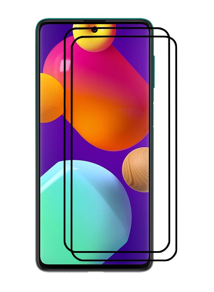 CATANES 2 Pack For Samsung Galaxy M62 Screen Protector Tempered Glass Full Glue Back - Image 2