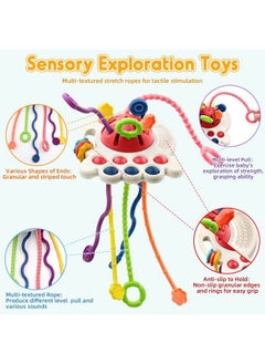 Sensory Montessori Baby Toys 6 To 12 Months Toddler Travel Toys For 1 2 Year Old Boy Girl Birthday Gifts Soft Pull String Fidget Educational Learning Bath Toys For 9 10 18 Months Infant - pzsku/Z6C2D0DFAE1957AE145EBZ/45/_/1688970586/f442fedf-2815-4a0e-813a-ef6cfd61df07