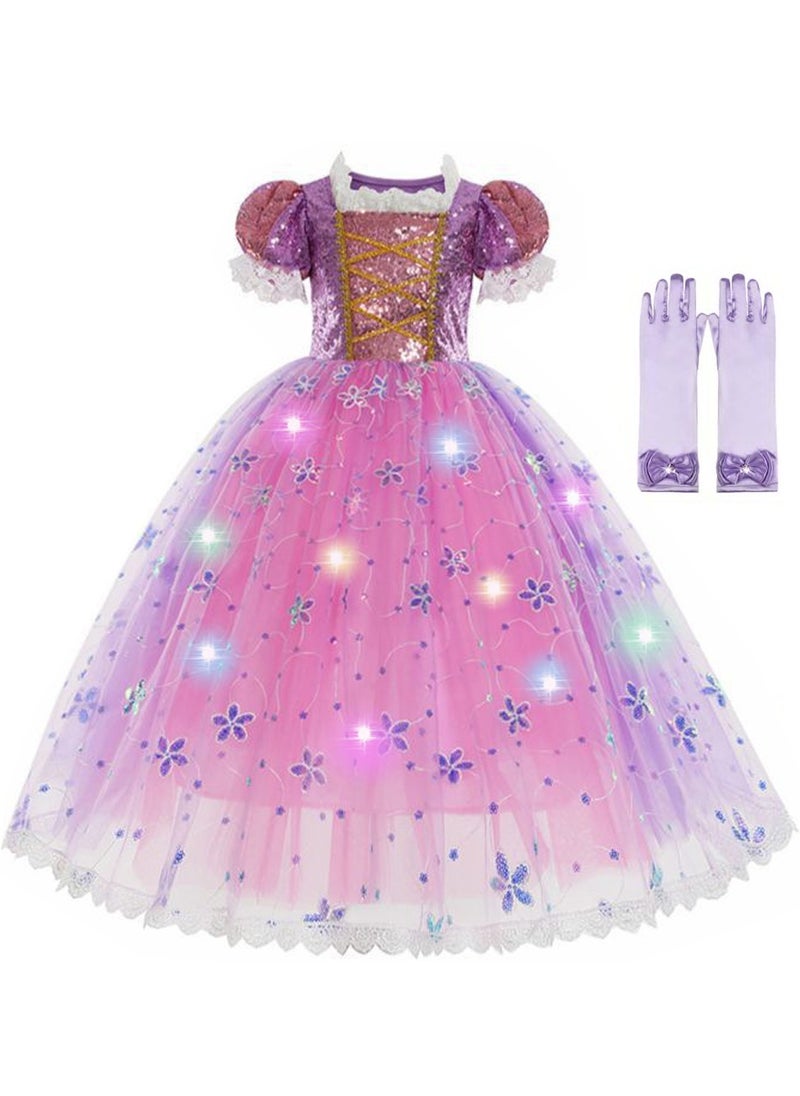 Al Aoyama Al Aoyama Princess Dresses for Girls - Light Up Princess Costume for Little Girls Toddler Age 3-8  - Image 1