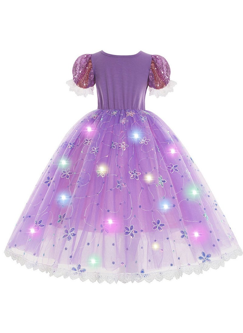 Al Aoyama Al Aoyama Princess Dresses for Girls - Light Up Princess Costume for Little Girls Toddler Age 3-8  - Image 3