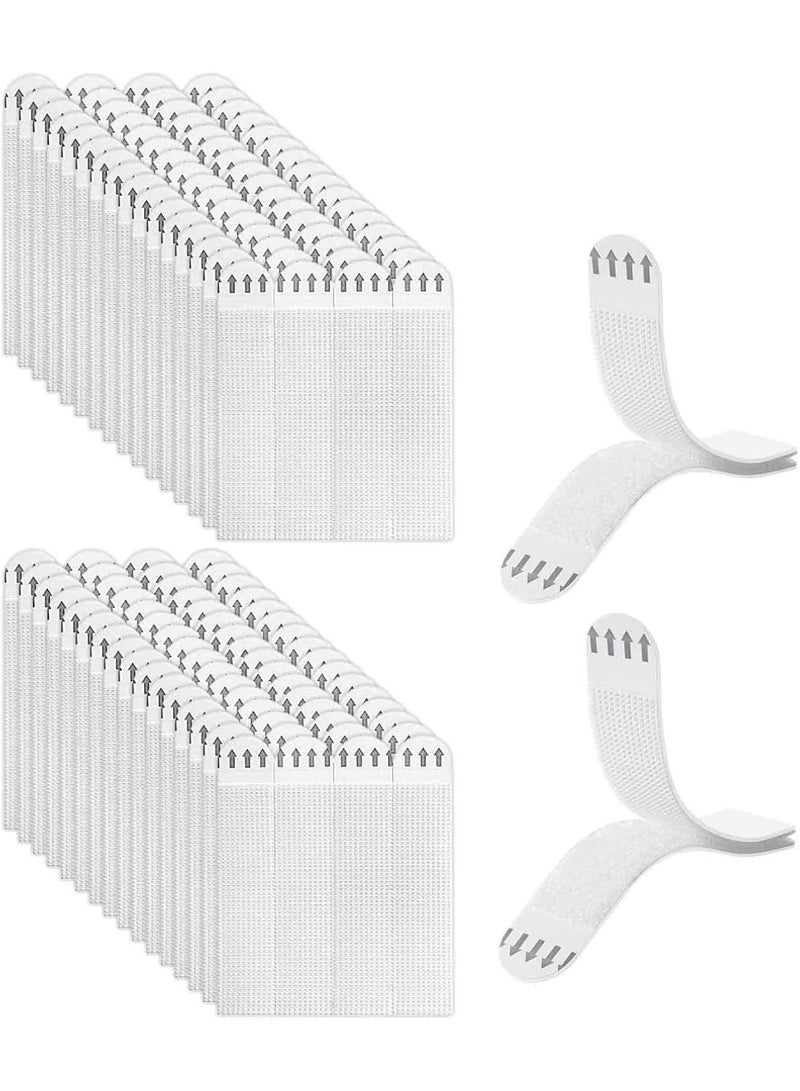36-Pair Heavy Duty No-Nail Picture Hanging Strips, Heavy Duty Sticky Picture Hangers for Walls, Hanging Pictures Without Nail,Frame Mounting Strips White，for Frame Hanging Poster Strips Christmas Decorations - Image 1
