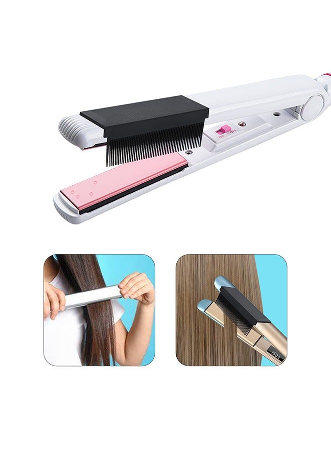Generic 2 قطعة من مشط فرد الشعر لمكواة فرد الشعر، إكسسوارات أمشاط DIY للنساء تناسب مكواة فرد الشعر للاستخدام في المنزل أو الصالون  - Image 5
