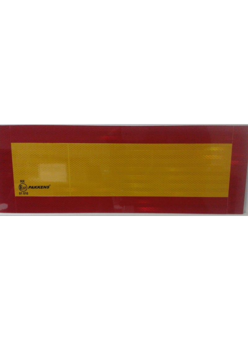 Pakkens Truck Rear Sign Reflector 565Mm X 200Mm E37 Approved 