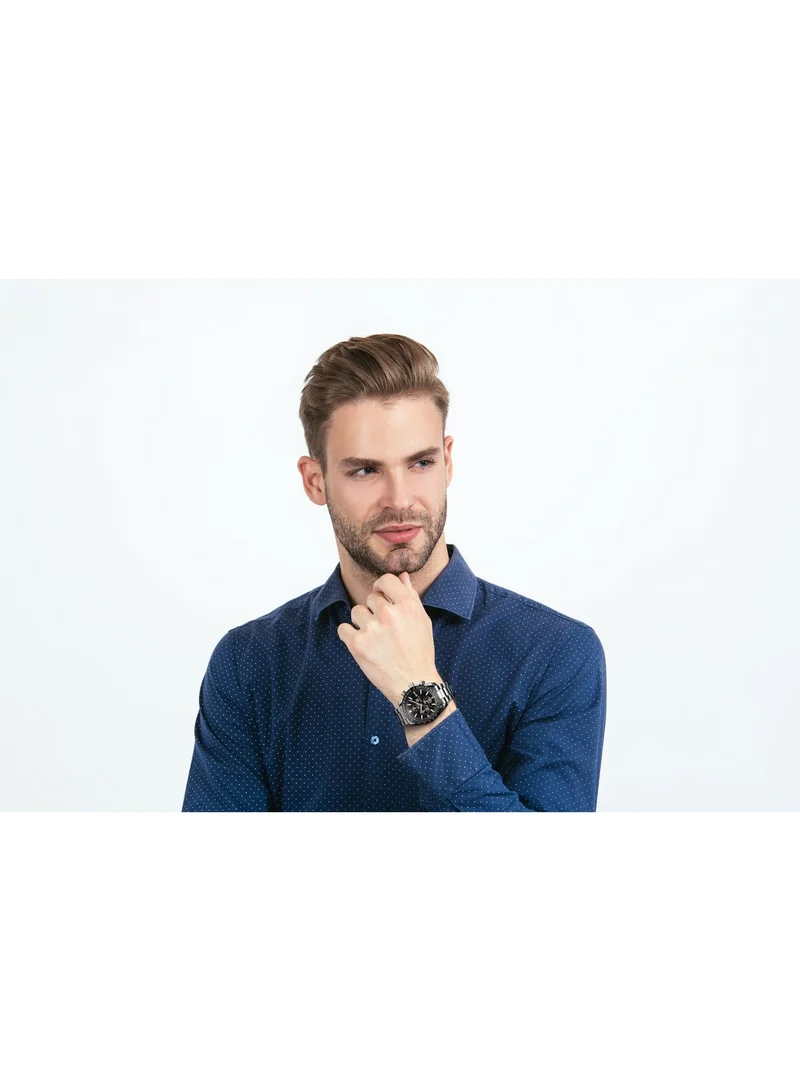 BENYAR  BY BENYAR Mens Watches Analog Quartz Chronograph Waterproof Watch for Men Business Work Sport Casual Classic Stainless Steel Dress Men's Wrist Watches Elegant Gifts for Men for Men | Best Price UAE
