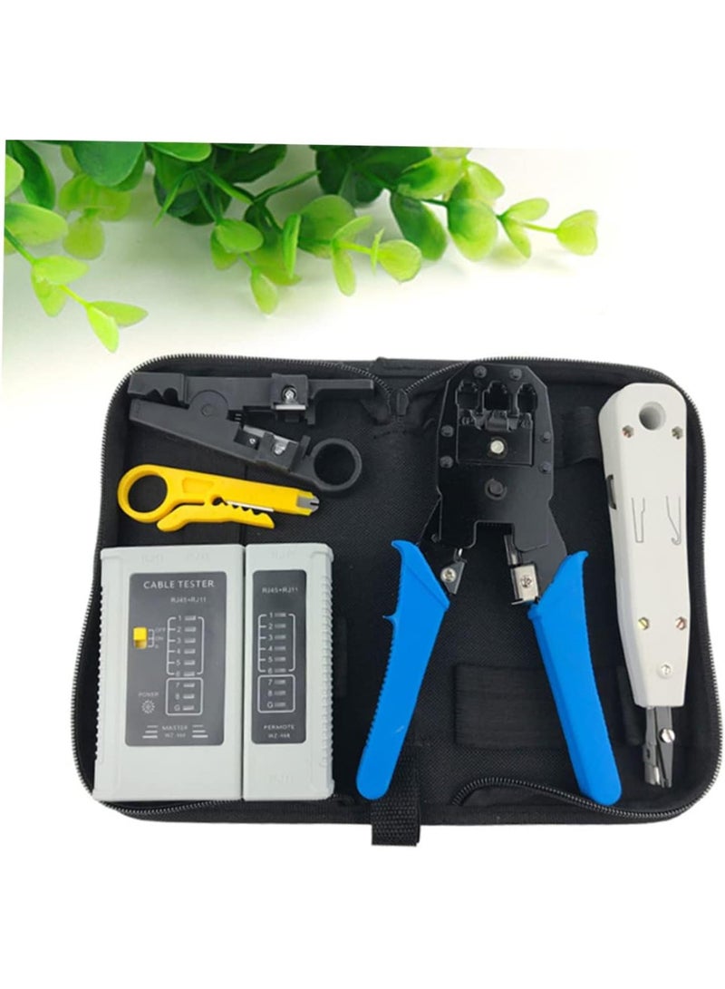 GGOOT Professional Hardware Tool Set Network Crimping Tool Kit Ratchet Set for Home Use  - Image 3