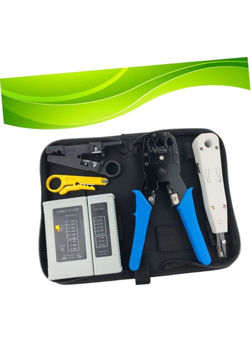 GGOOT Professional Hardware Tool Set Network Crimping Tool Kit Ratchet Set for Home Use  - Image 2