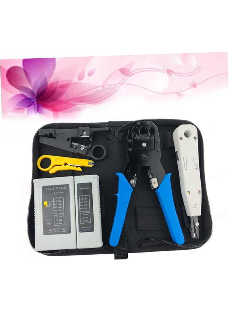 GGOOT Professional Hardware Tool Set Network Crimping Tool Kit Ratchet Set for Home Use  - Image 5