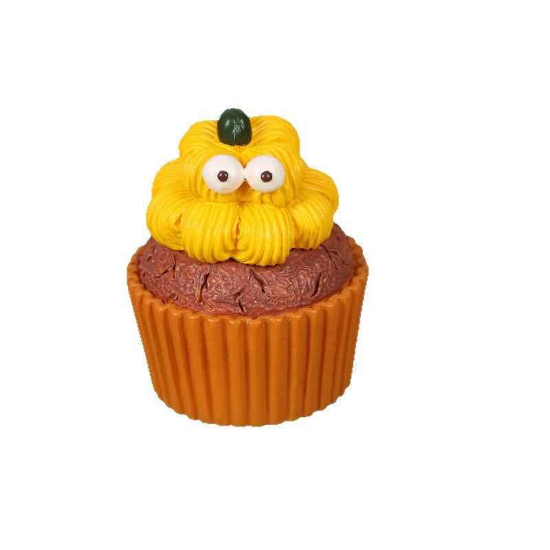 Christmas Series Cake Fridge Magnets - Cartoon Resin Decor - Image 1