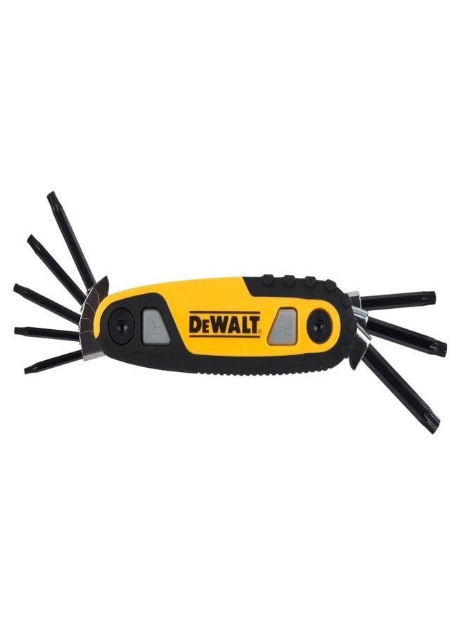 ديوالت مجموعة مفاتيح توركس سداسية قابلة للطي بتصميم متين ومريح من DeWalt DWHT70264 - Image 2