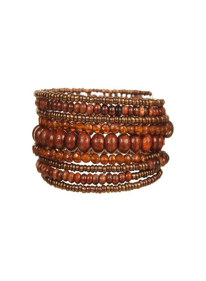 DCA Wood Multicolor Women Bangle/Bracelet (1120) - Image 1