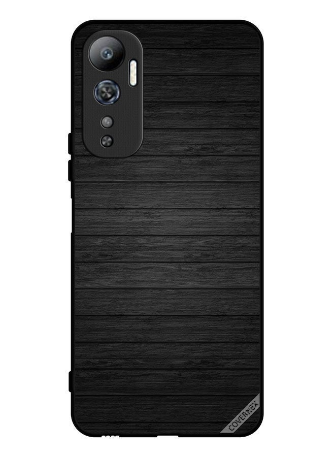 Covernex Protective Case Cover For Infinix Hot 20 4G Dark Wooden Pattern - Image 1