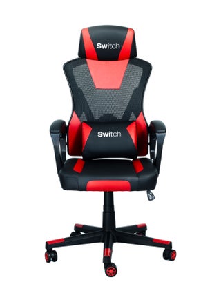 Ergonomic Home Office Chair, With Swivel Function, Height Adjustable, Comfortable Support, Breathable Mesh Fabric, Easy Assembly, Reliable and Durable, Black/Red - pzsku/Z6C2D74D5FFA100657D74Z/45/_/1731925010/ded3edb5-6399-4dbe-90d3-03943391d9ef