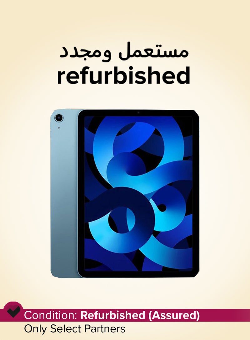 ابل  Refurbished - iPad Air 2022 (5th Gen) 10.9-inch 64GB Wi-Fi Blue - International Version - Image 1