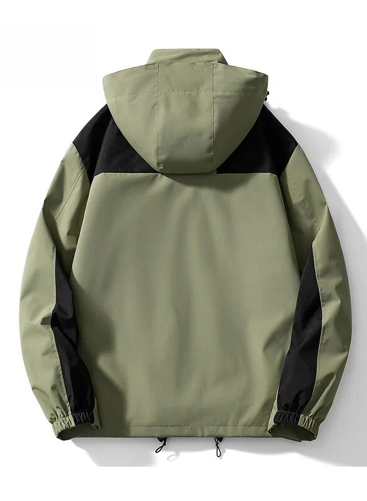 Loquat Unisex 3-in-1 Winter Coats Snow Ski Jacket Waterproof Windproof Detachable Polar Fleece Lined Jacket Olive Green  - Image 2