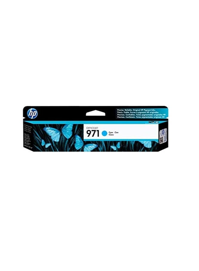 HP 971 Cyan Original Ink Cartridge CN622AE