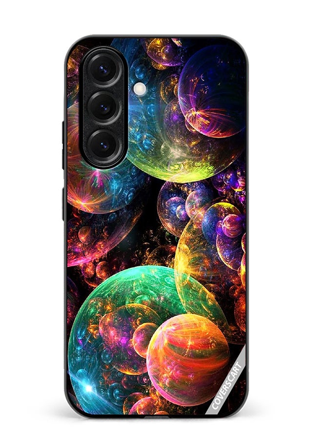 VR CREATIVE Protective Case Cover For Samsung Galaxy S25 Plus Galaxy Design Multicolour