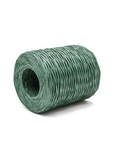 Gulf Flowers Gulf Flowers Green Paper-Coated Binding Wire – 200m x 1mm Roll – Flexible, Eco-Friendly Craft Wire for Flower Wrapping, Gift Packing, Floral Stems, DIY Projects & Decoration 
