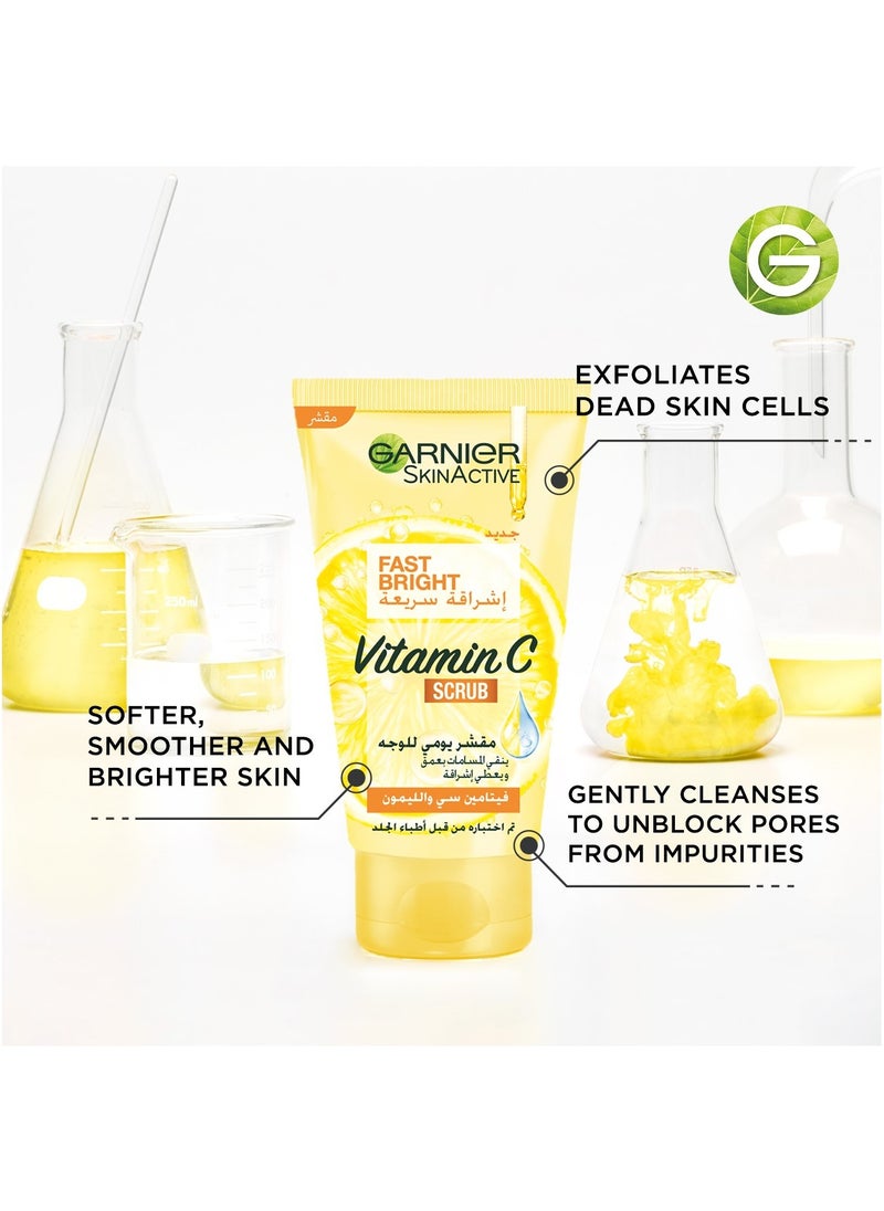 Garnier - Garnier Fast Bright Vitamin C Daily Scrub – 50ml - Image 1