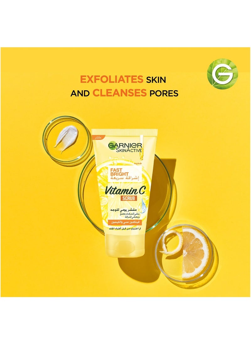 Garnier - Garnier Fast Bright Vitamin C Daily Scrub – 50ml - Image 1
