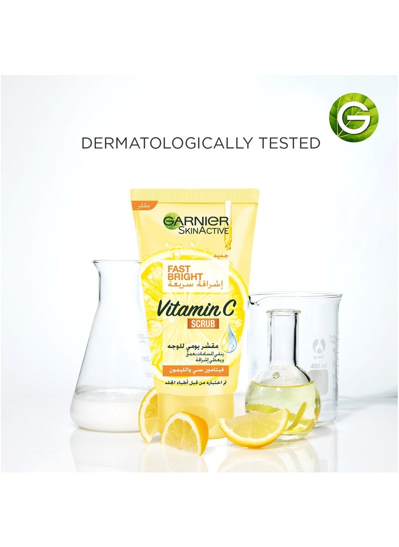 Garnier - Garnier Fast Bright Vitamin C Daily Scrub – 50ml - Image 1
