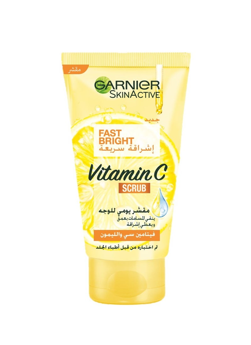 Garnier - Garnier Fast Bright Vitamin C Daily Scrub – 50ml - Image 1