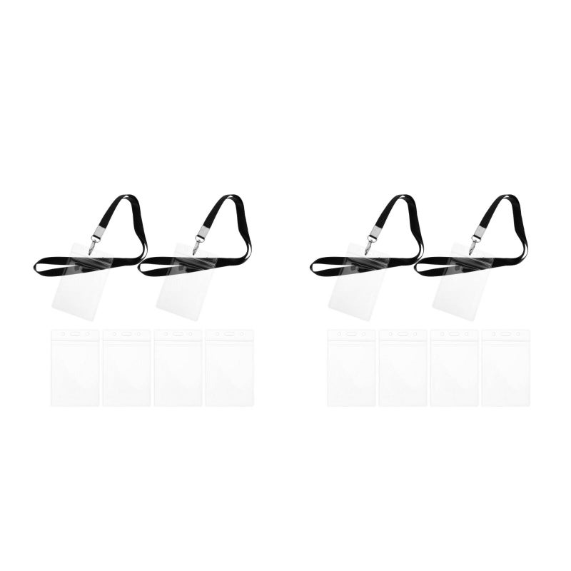 12 pcs Boarding Pass Cover Luggage Label Holder Practical ID Holder Name Hanging Shell (4pcs Style 1 Cover + 2pcs ID Holder) - Image 2