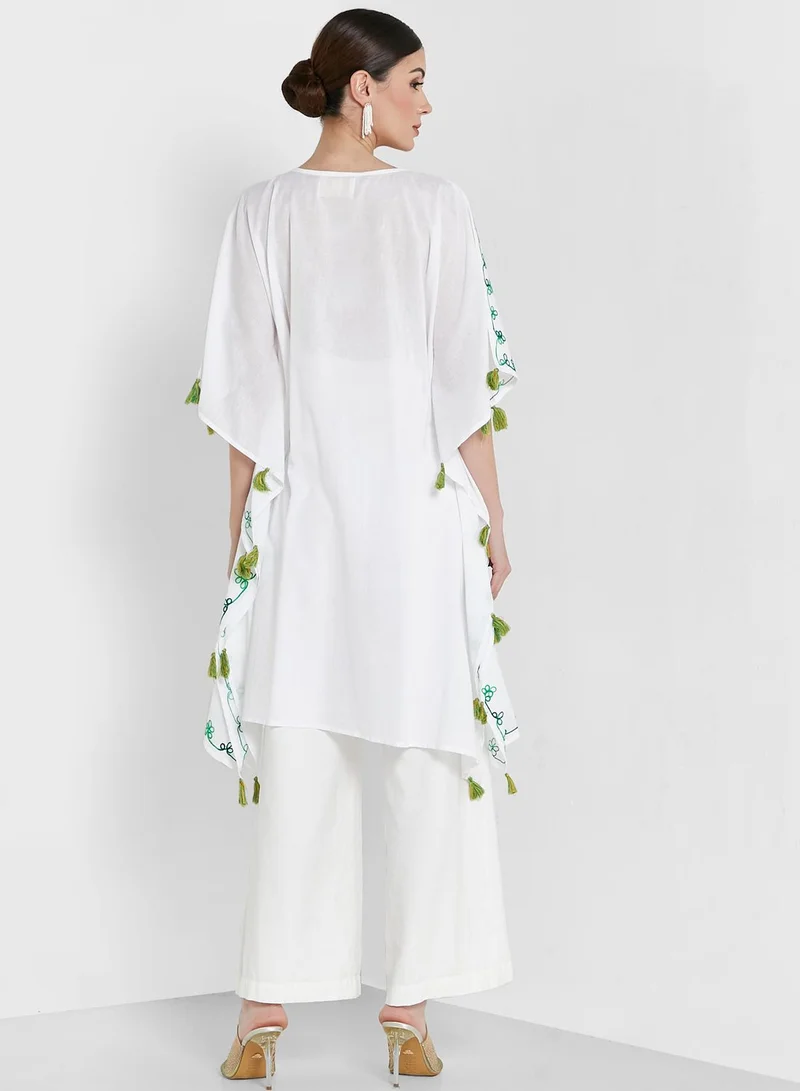 ARABIAN CLOSET Embroidered Kaftan