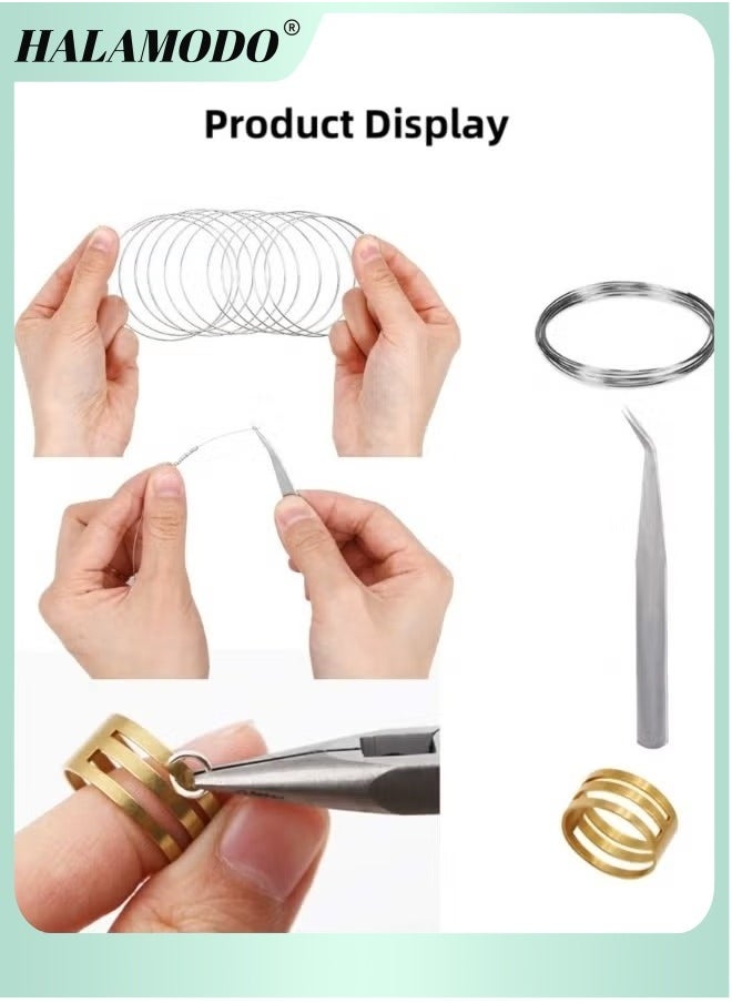 HALAMODO 912PCS Jewelry Making Supplies Kit with Accessories & Jewelry Pliers & Findings & Beading Wires & Open Jump Rings for Adults and Beginners  - Image 4