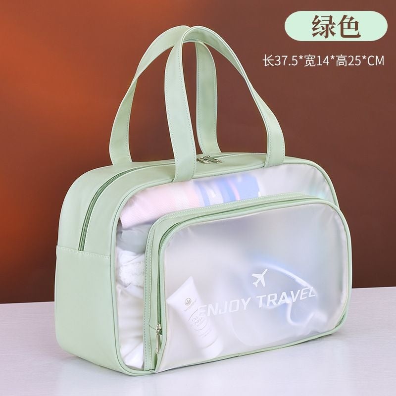 Purejoy  Waterproof Swim Bag with Dry/Wet Separation - Beach, Gym, and Travel Organizer