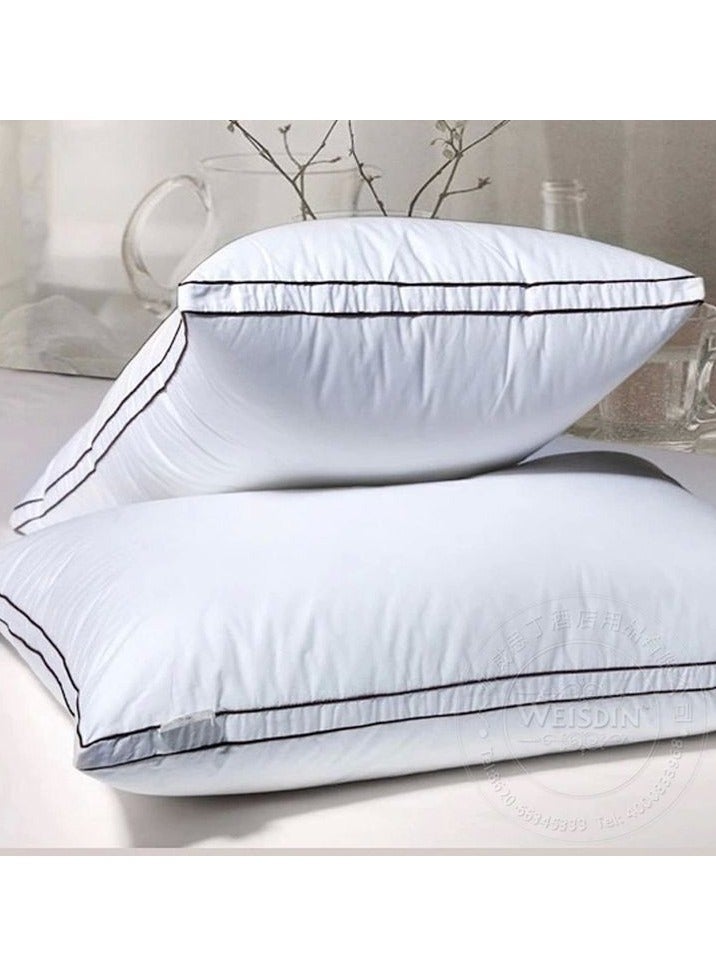 مخدة فندقية مايكرو فايبر بخطين - Image 3