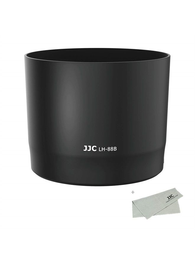JJC Lens Hood for Canon RF 135mm F1.8 L is USM and RF 600mm F11 is STM Lens,RF 135mm RF 600mm Lens Hood Reversible Lens Shade Replace Canon ET-88B Hood, Compatible with 82mm Filters and 82mm Lens Cap - Image 1