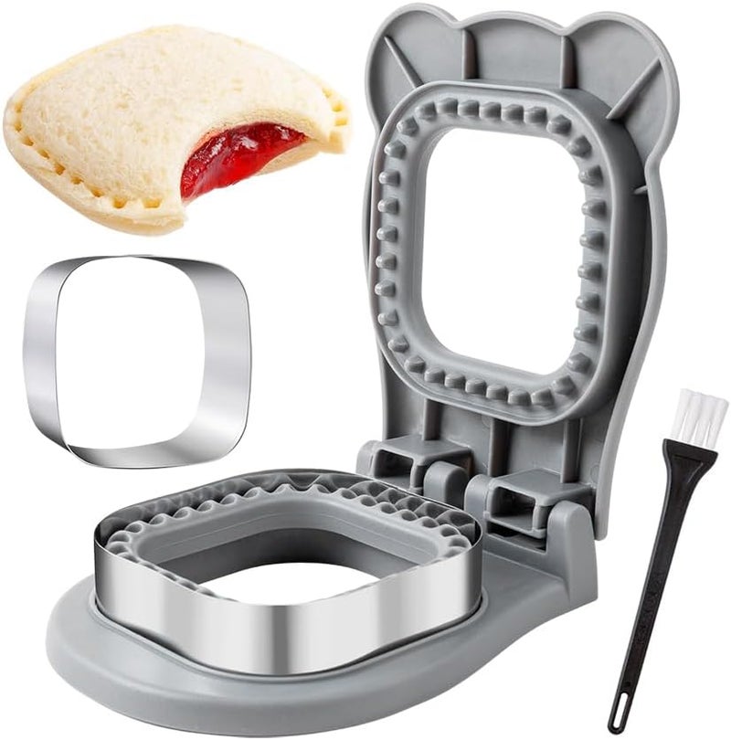 Nifogo Uncrustable Sandwich Cutter Maker, Large Sandwich Cutter and Sealer for Kids Children Boys Girls Lunch Breakfast - Image 1