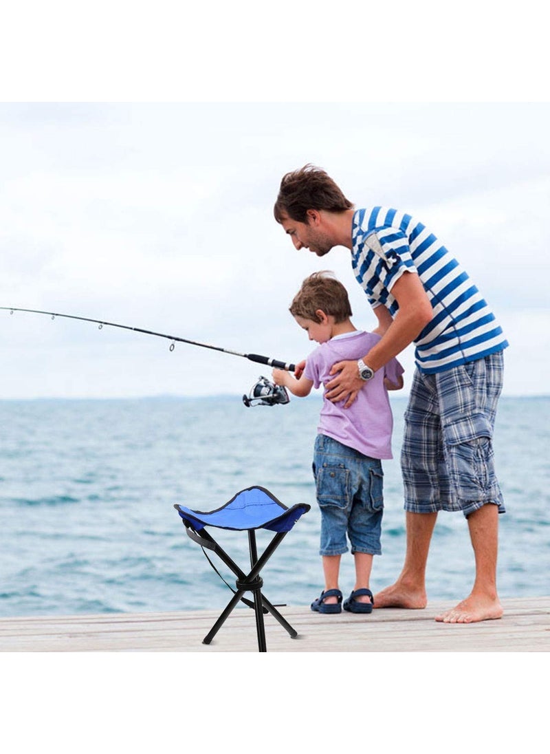 OVERA overa Folding Chair Folding Stool Camping Foldable Garden Chair Comfort Fishing Stool Folding Chair Collapsible Camping Stool Mini Portable Stool Outdoor Stool for Camping Fishing Travel or Beach  - Image 1