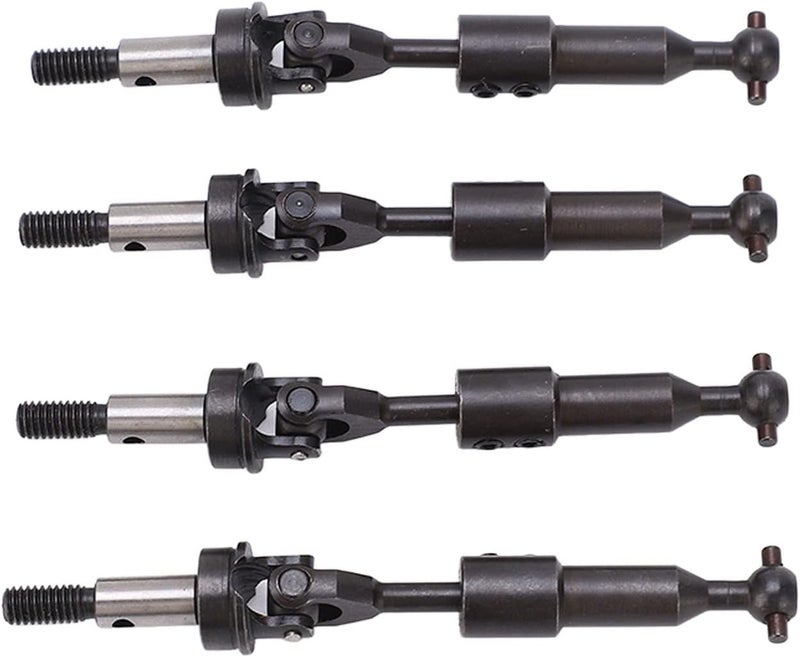 4pcs RC Steel Drive Shaft CVD Transmission Axle, RC CVD Drive Shaft Set for HSP 94123 1/10 RC Car, High Accuracy Upgrade Parts with Powerful and Stable Performance, for - Image 4