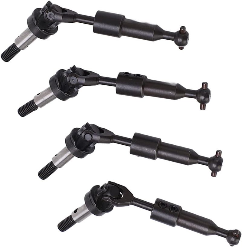 4pcs RC Steel Drive Shaft CVD Transmission Axle, RC CVD Drive Shaft Set for HSP 94123 1/10 RC Car, High Accuracy Upgrade Parts with Powerful and Stable Performance, for - Image 3