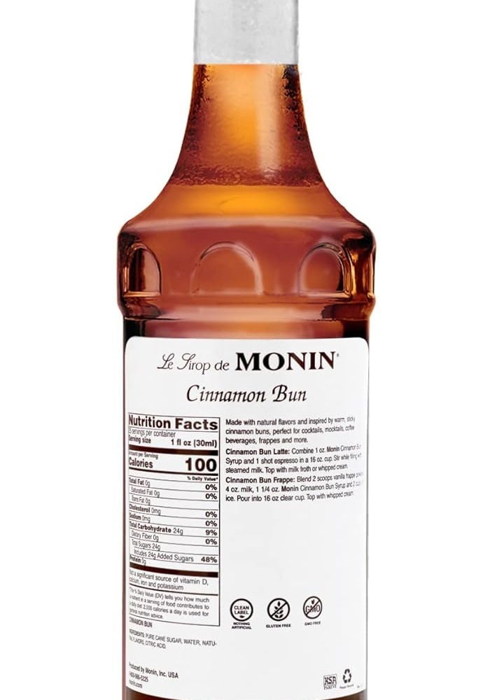 Monin Cinnamon Bun Syrup - 750ml - Image 2
