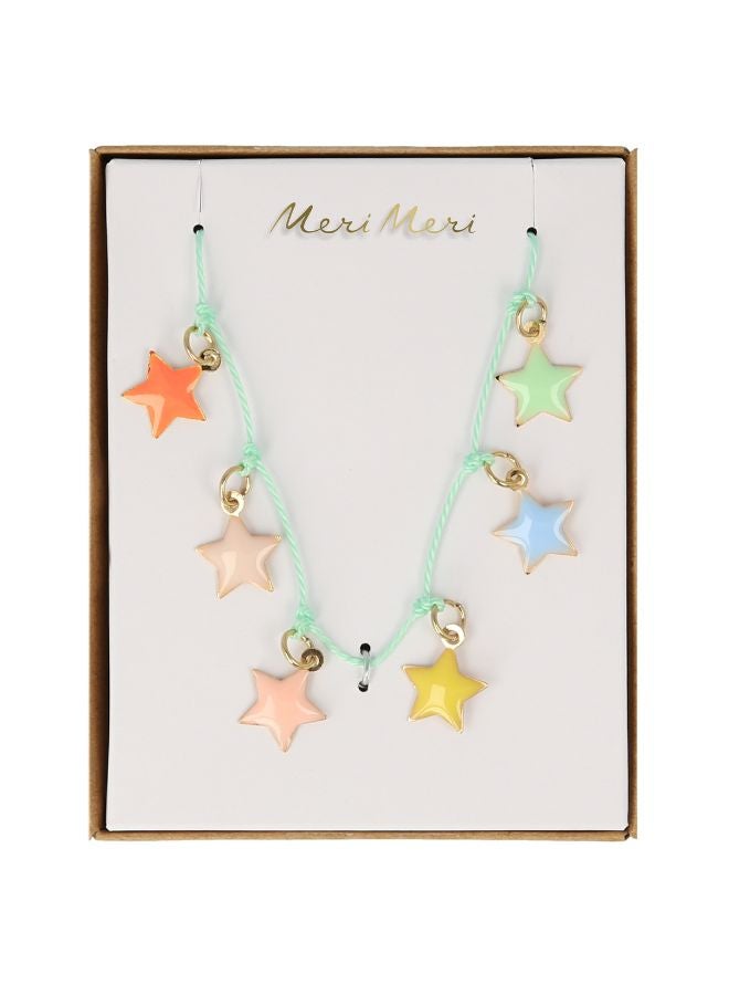 Meri Meri Enamel Star Necklace - Image 1
