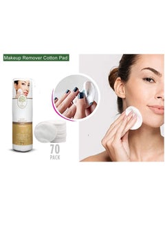 YORX Make Up Remover Cotton Pads 70 Pcs  - Image 1