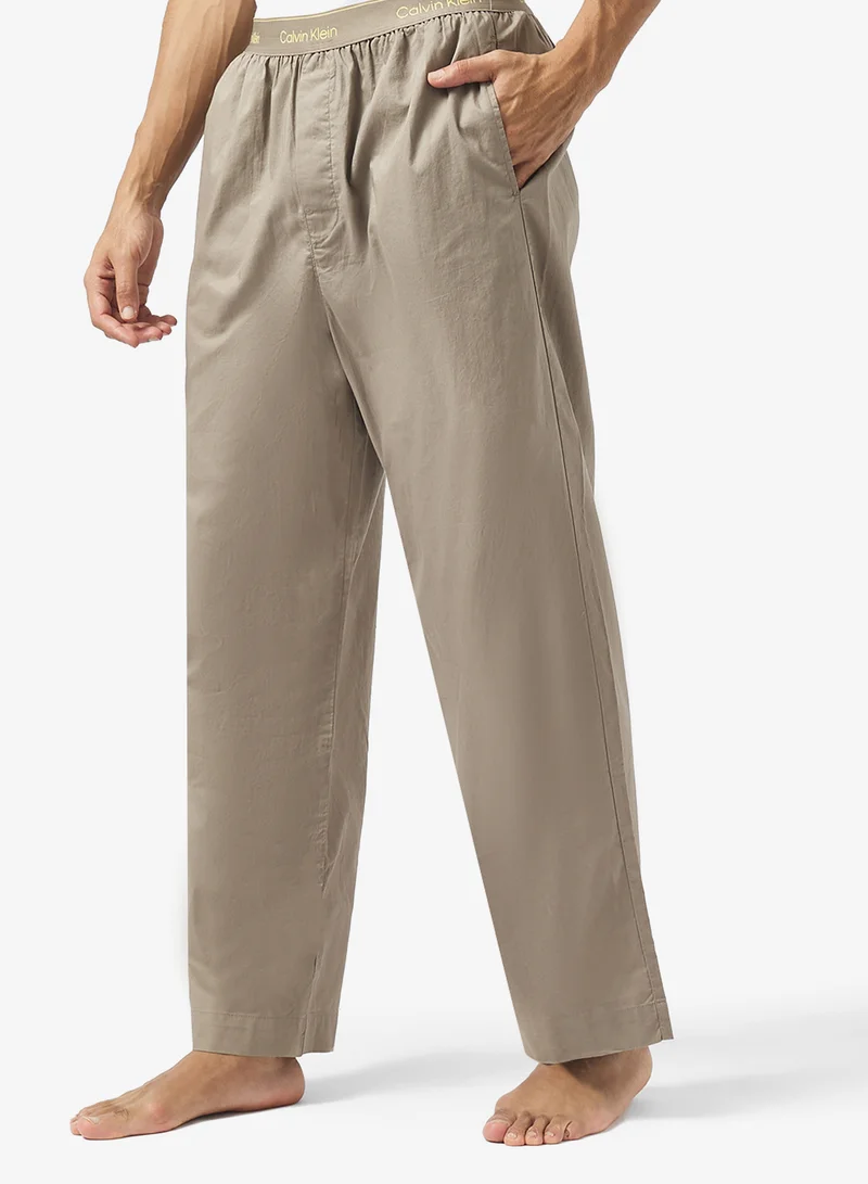 CALVIN KLEIN Cotton Poplin Sleep Pants