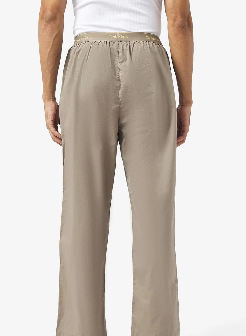 CALVIN KLEIN Cotton Poplin Sleep Pants