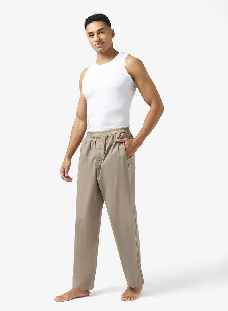 CALVIN KLEIN Cotton Poplin Sleep Pants