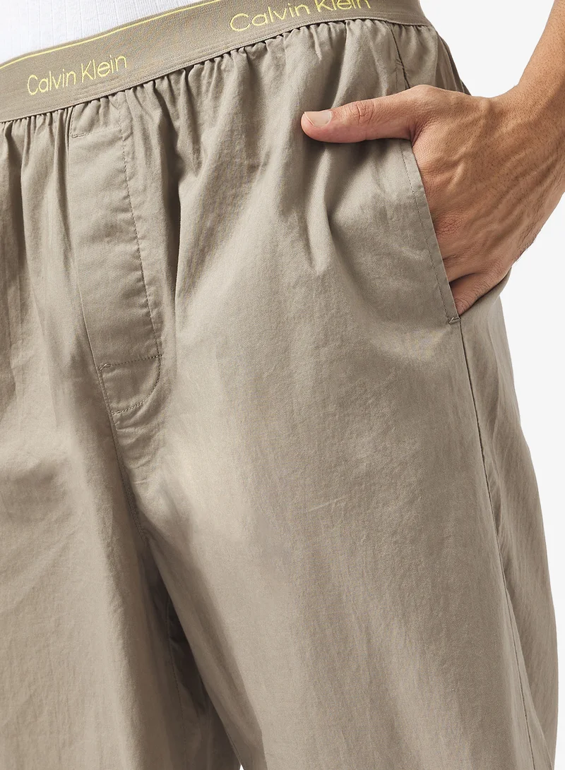 CALVIN KLEIN Cotton Poplin Sleep Pants