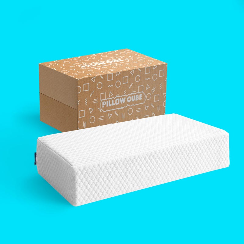 Pillow Cube Pillow Cube Side Cube  5 Cube Pillows for Side Sleepers Cooling Memory Foam Pillows for Neck and Shoulder Pain  King Queen Twin 24x12x5 