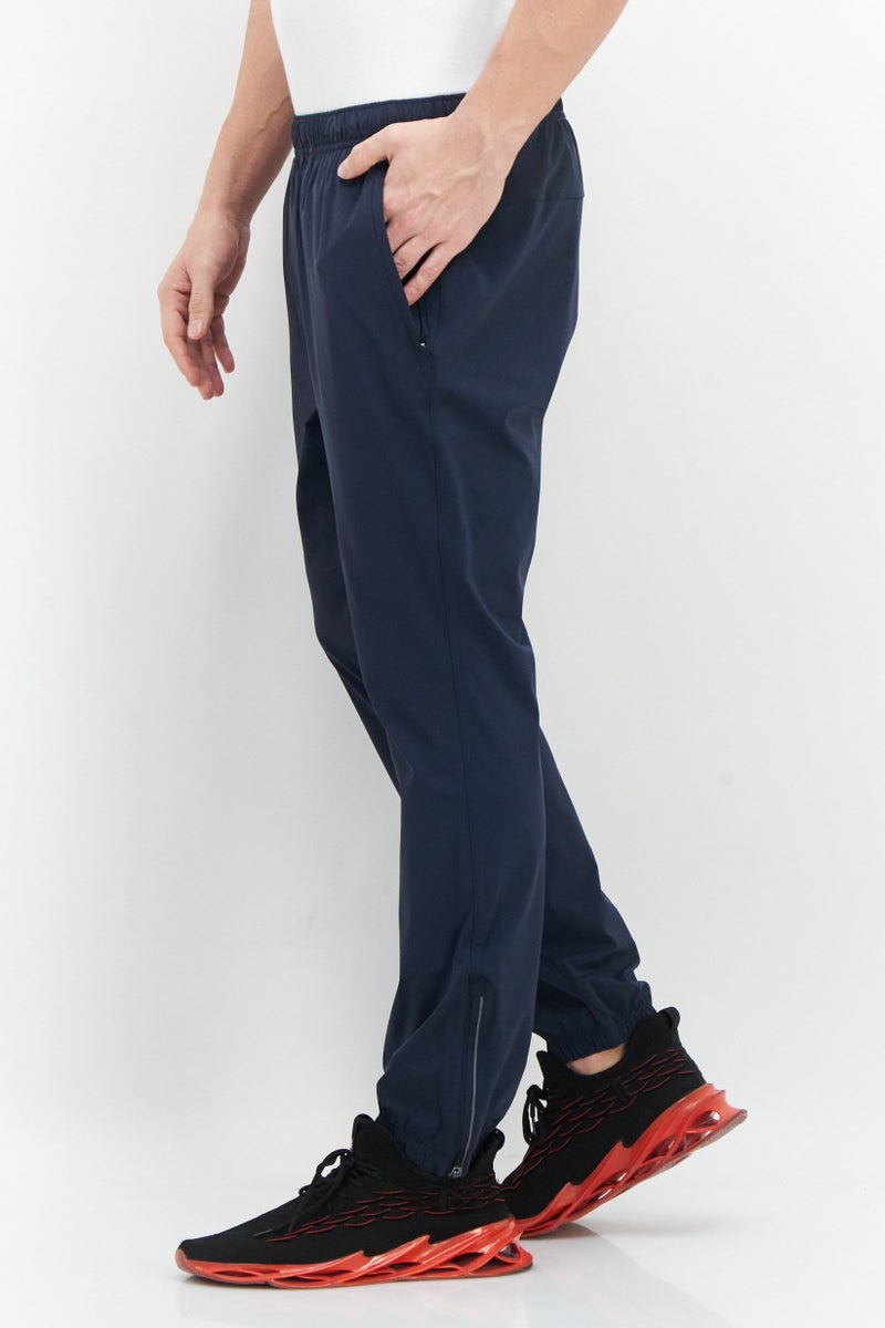 Fourlaps بنطال جوجر عادي للرجال، كحلي - Image 4