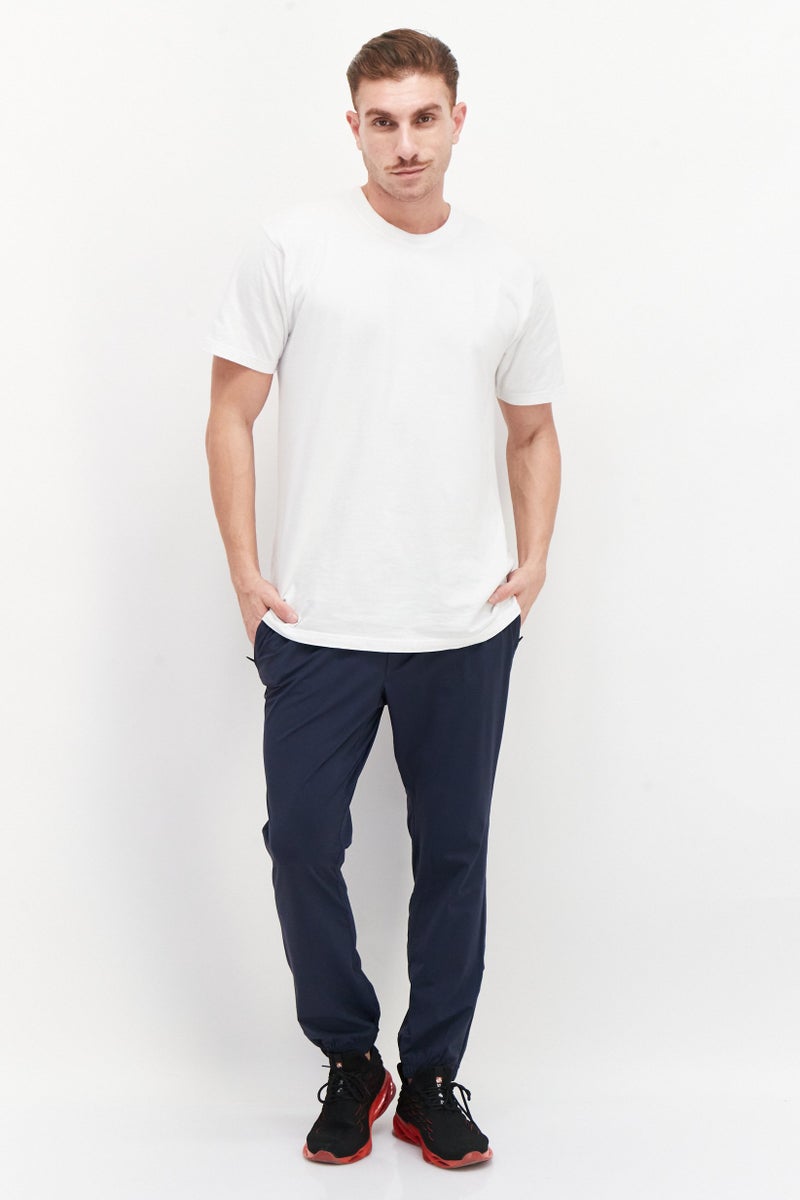 Fourlaps بنطال جوجر عادي للرجال، كحلي - Image 3