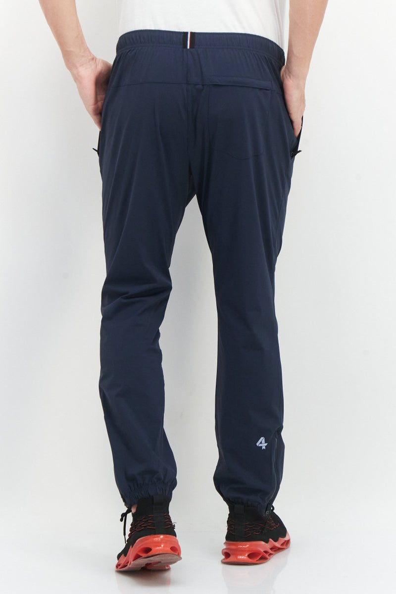 Fourlaps بنطال جوجر عادي للرجال، كحلي - Image 2