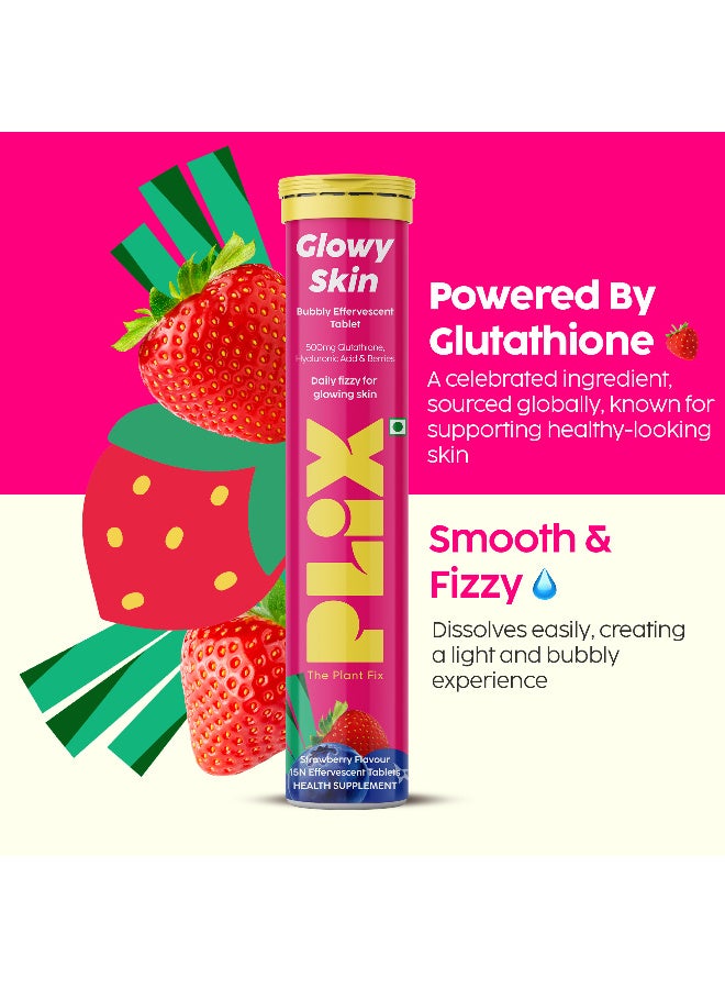 بليكس ذا بلانك فيكس بليكس – ذا بلانت فيكس أقراص فوّارة لإشراقة البشرة | 500 ملغ إل-جلوتاثيون | حمض الهيالورونيك | فيتامين C وE | مكوّنات نباتية | خالٍ من السكر | للاستخدام اليومي - Image 4