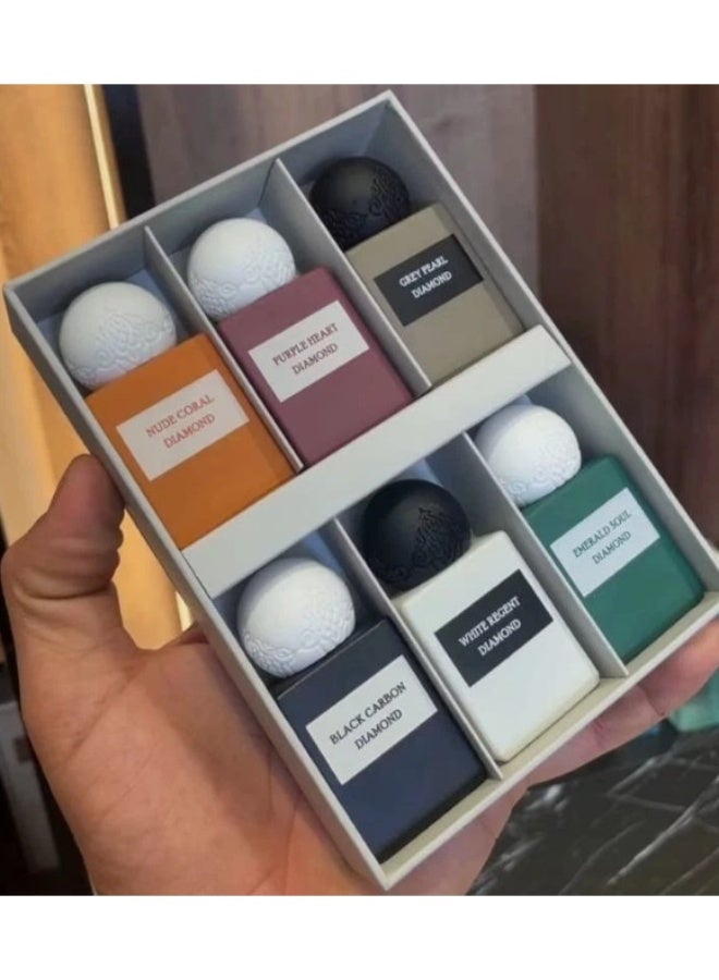 IBRAHIM ALQURASHI Ibrahim Al Qurashi Mini Diamond Collection – 6 Perfumes (10ml Each) - Image 2